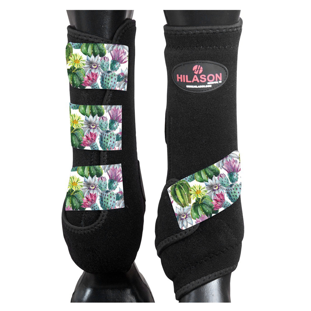 HILASON L M S Horse Front Leg Sport Boots | Jumping Printed