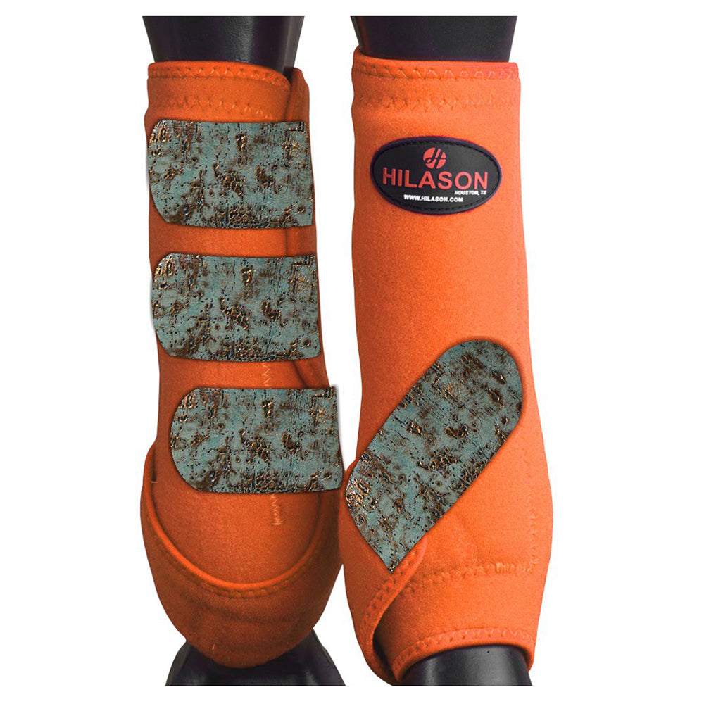 HILASON L M S Horse Front Leg Sport Boots | Jumping Printed
