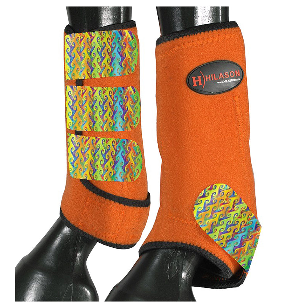 HILASON L M S Horse Front Leg Sport Boots | Jumping Printed