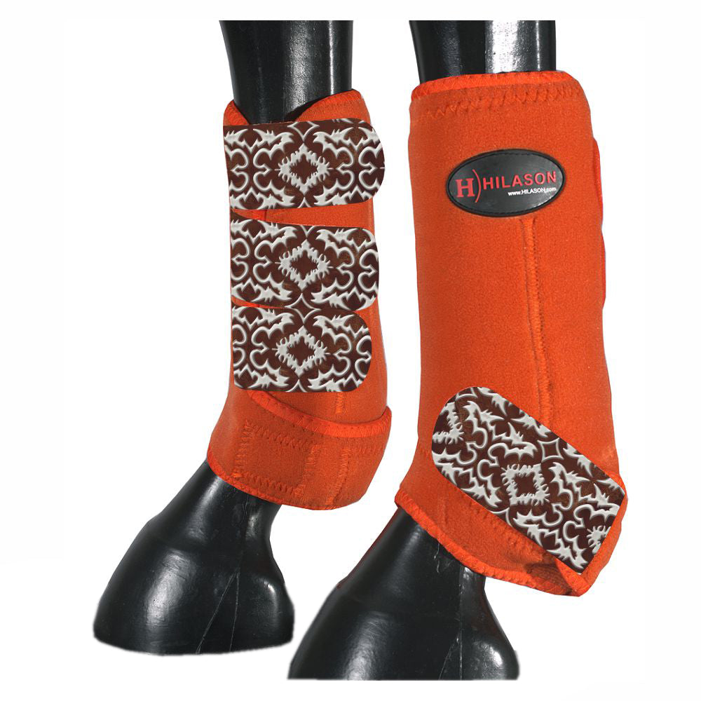 HILASON L M S Horse Front Leg Sport Boots | Jumping Printed