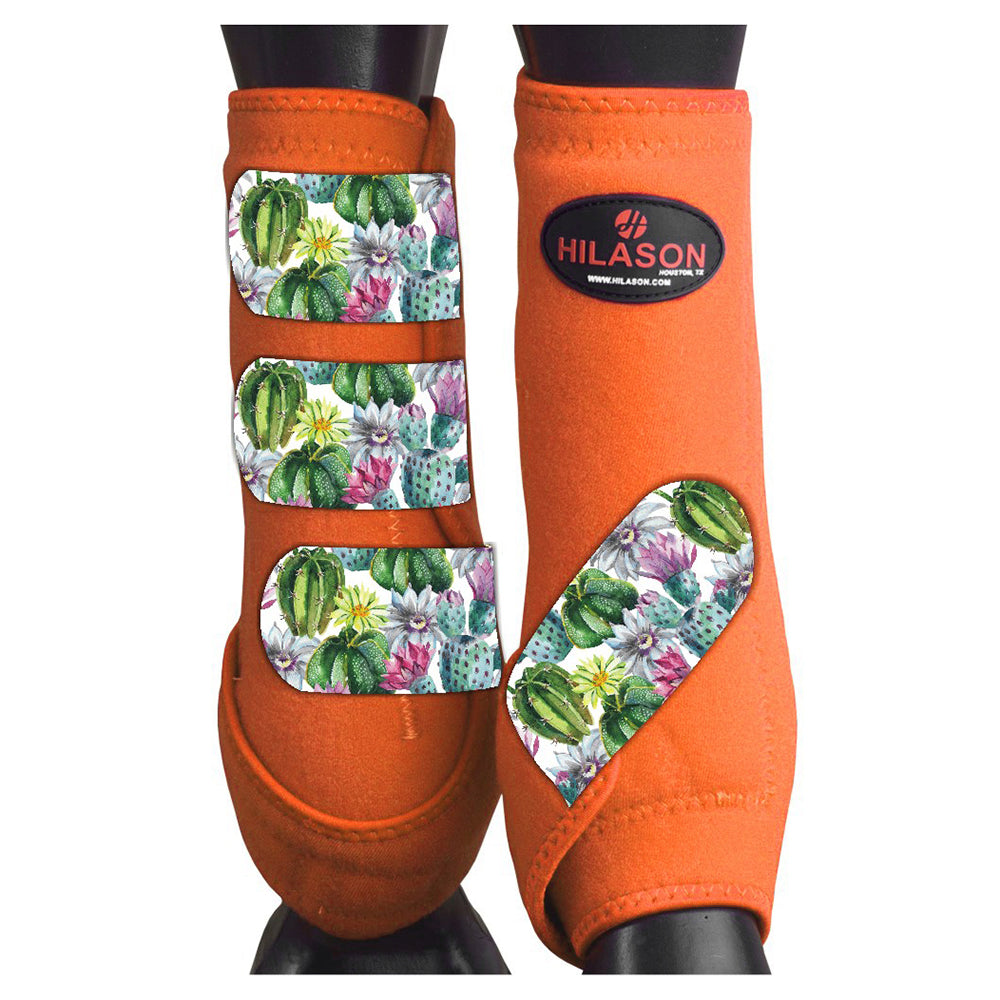 HILASON L M S Horse Front Leg Sport Boots | Jumping Printed