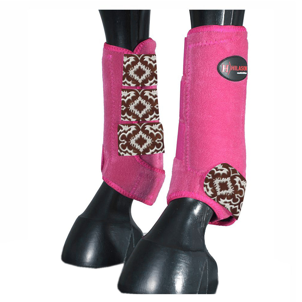 HILASON L M S Horse Front Leg Sport Boots | Jumping Printed