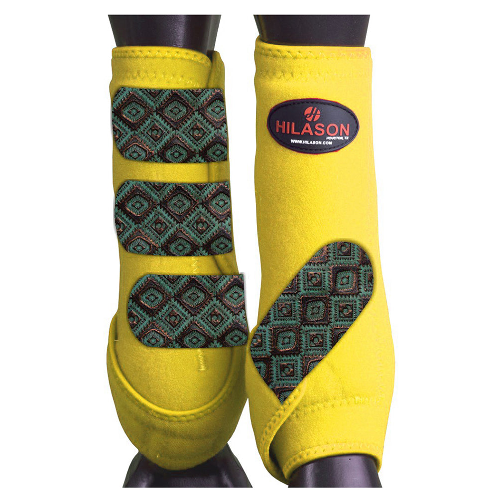 HILASON L M S Horse Front Leg Sport Boots | Jumping Printed