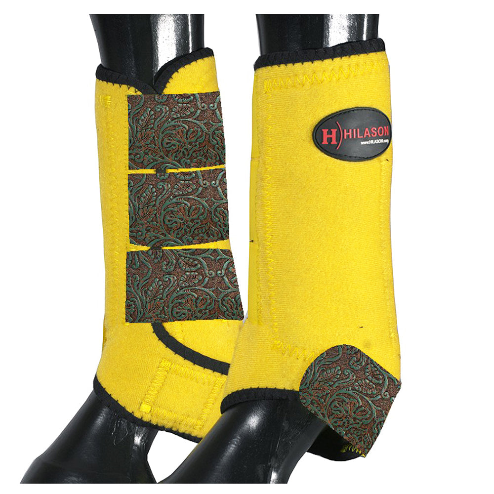 HILASON L M S Horse Front Leg Sport Boots| Printed Sport Boots| Horse Boots