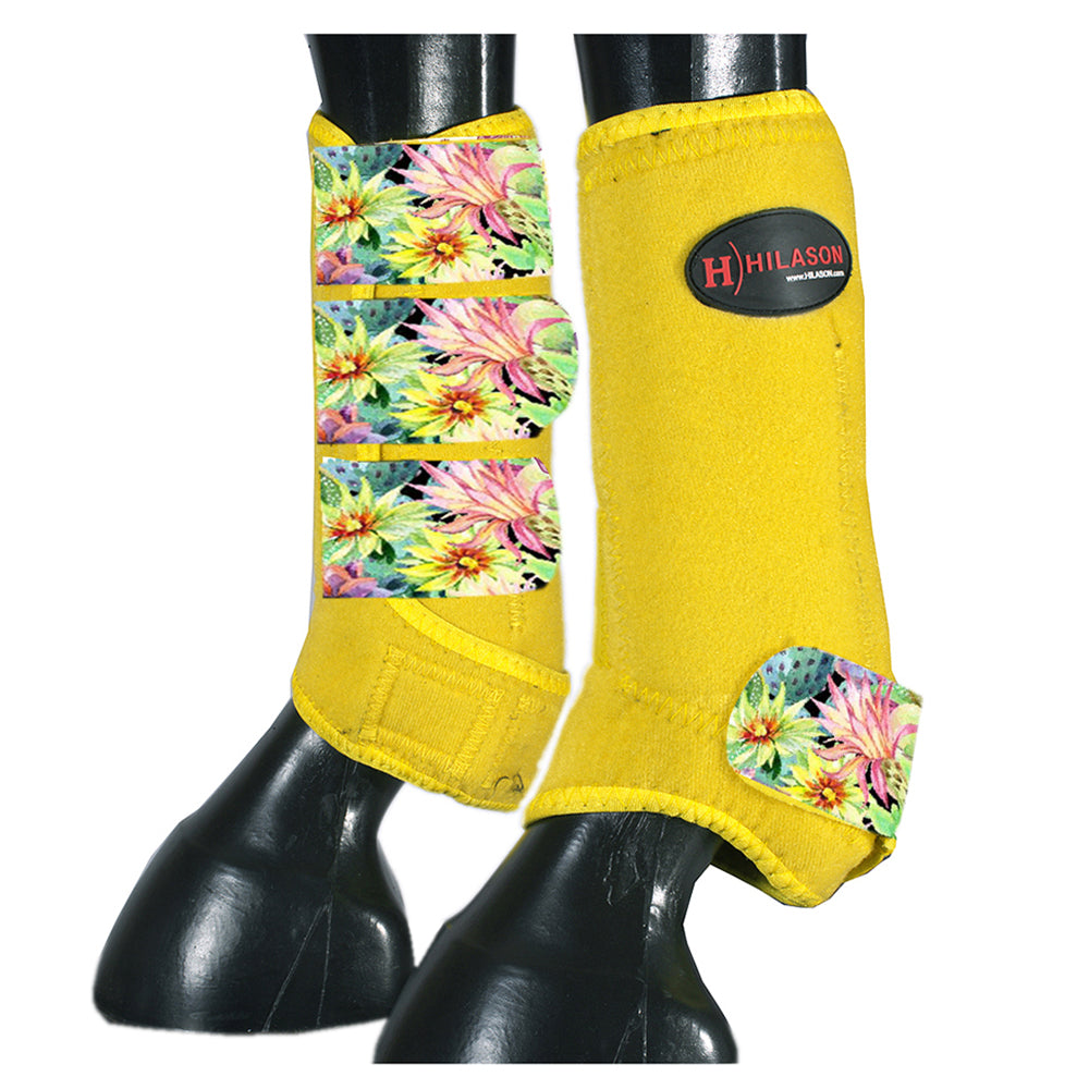 HILASON L M S Horse Front Leg Sport Boots | Jumping Printed