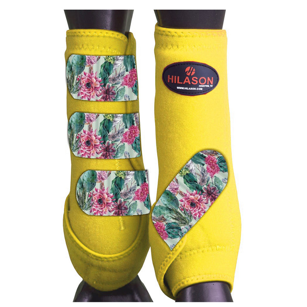 HILASON L M S Horse Front Leg Sport Boots | Jumping Printed
