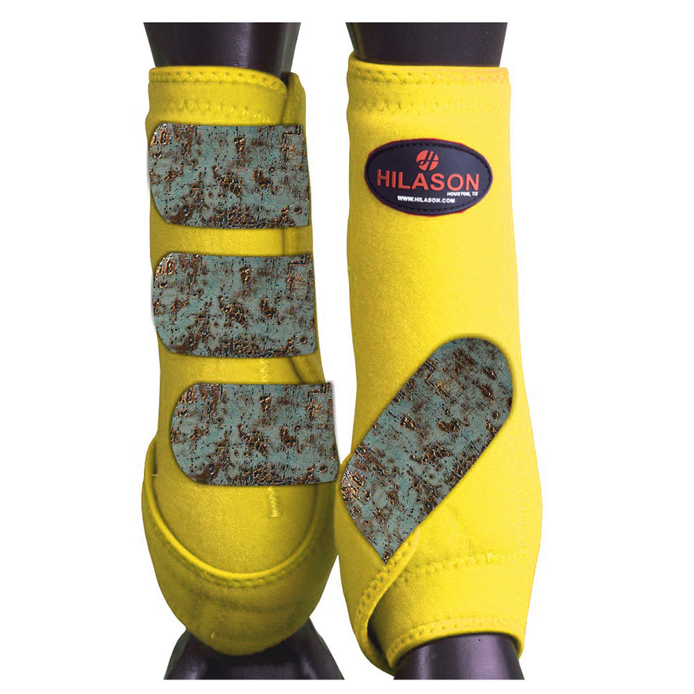 HILASON L M S Horse Front Leg Sport Boots | Jumping Printed