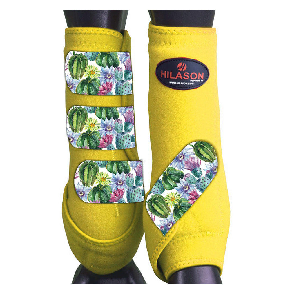 HILASON L M S Horse Front Leg Sport Boots | Jumping Printed