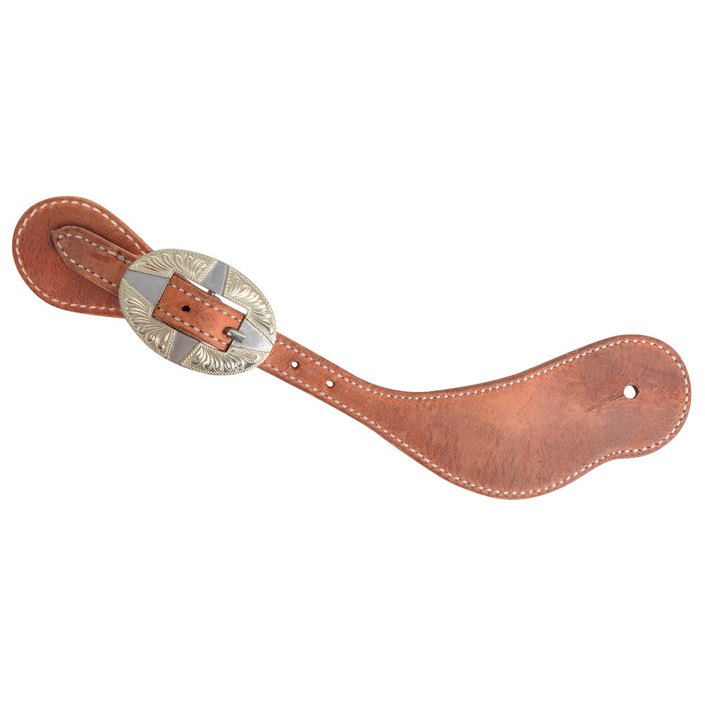 Large Martin Saddlery Spur Strap Cowboy Harness Guthrie Buckle Natural