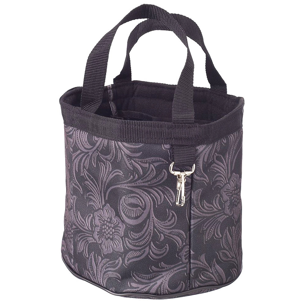 8x9 In Tough-1 Final Touches Grooming Caddy Prints Tooled Leather Black