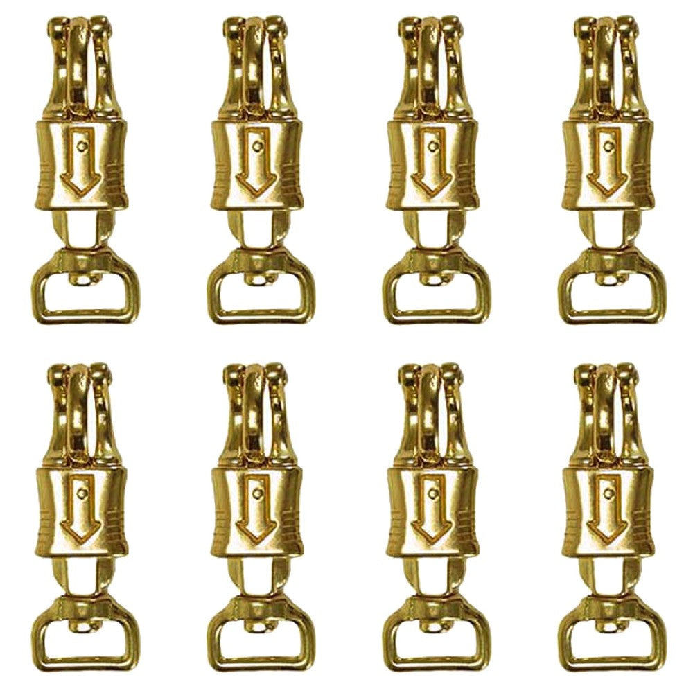 Hilason 1 in X 4-3/8 panic Snap with Eye Solid Brass