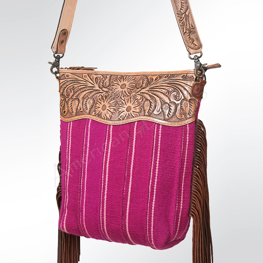 American Darling Cross Body Hand Tooled Saddle Blanket Genuine Leather Western Women Bag Handbag Purse | Crossbody for |Cute