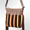 American Darling Cross Body Hand Tooled Saddle Blanket Genuine Leather Western Women Bag Handbag Purse | Crossbody for |Cute
