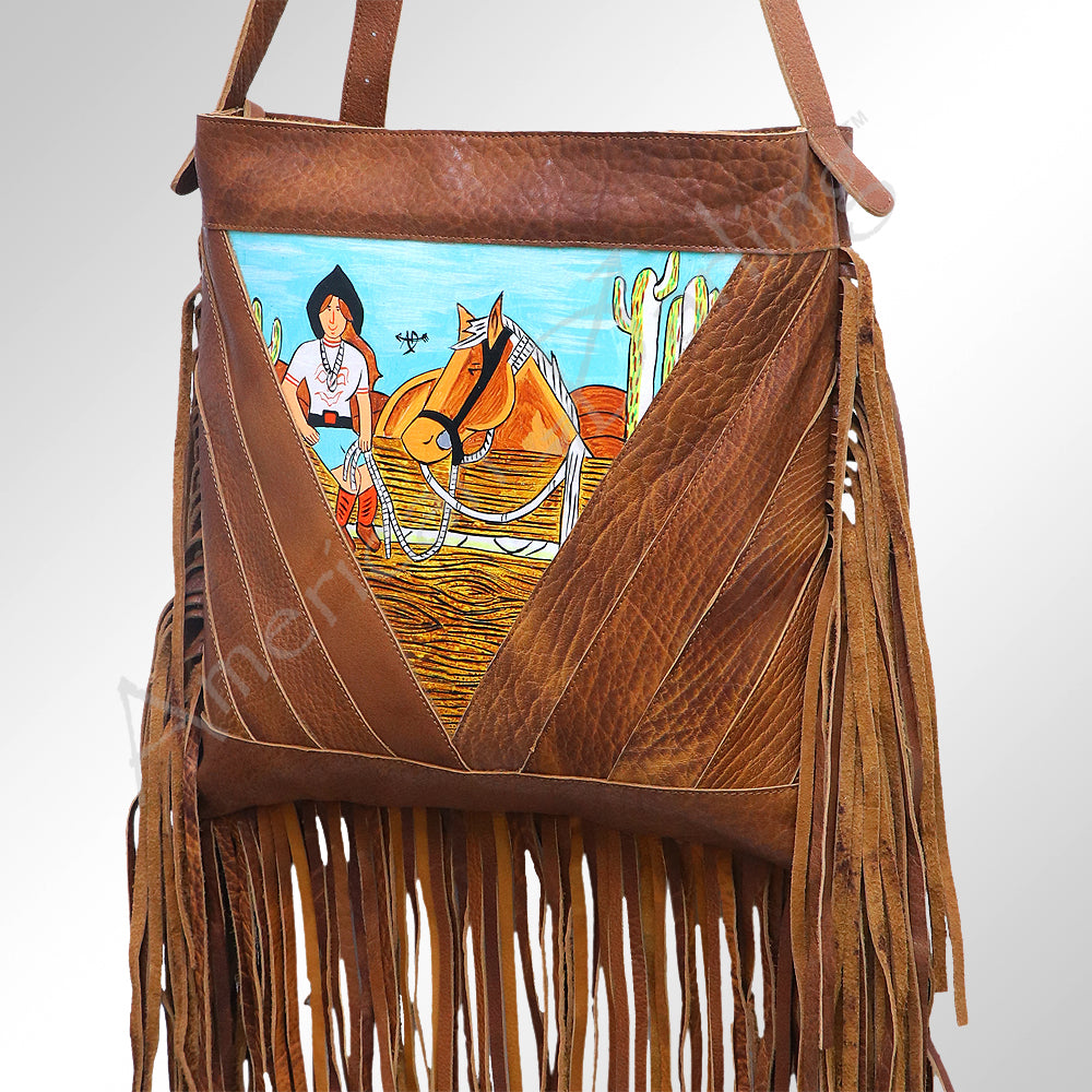 American Darling Cross Body Full Grain Genuine Leather Western Women Bag Handbag Purse | Crossbody for Cute