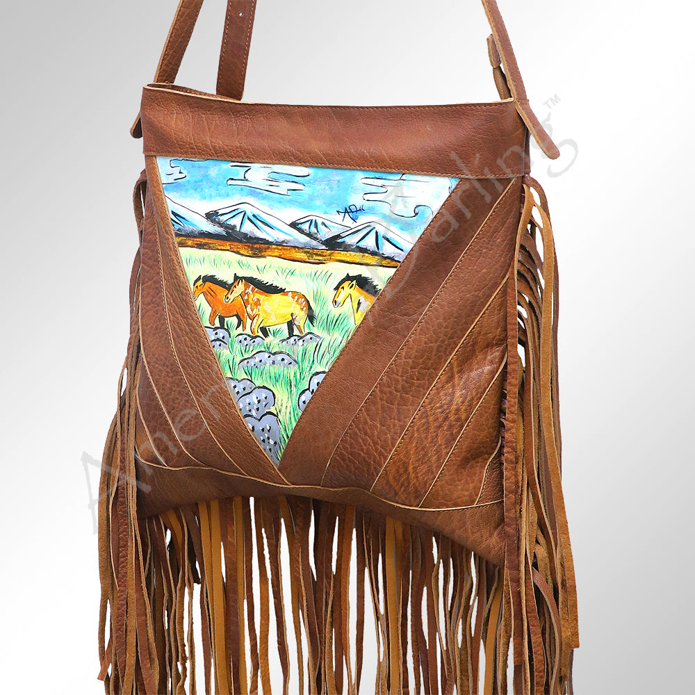 American Darling Cross Body Full Grain Genuine Leather Western Women Bag Handbag Purse | Crossbody for Cute