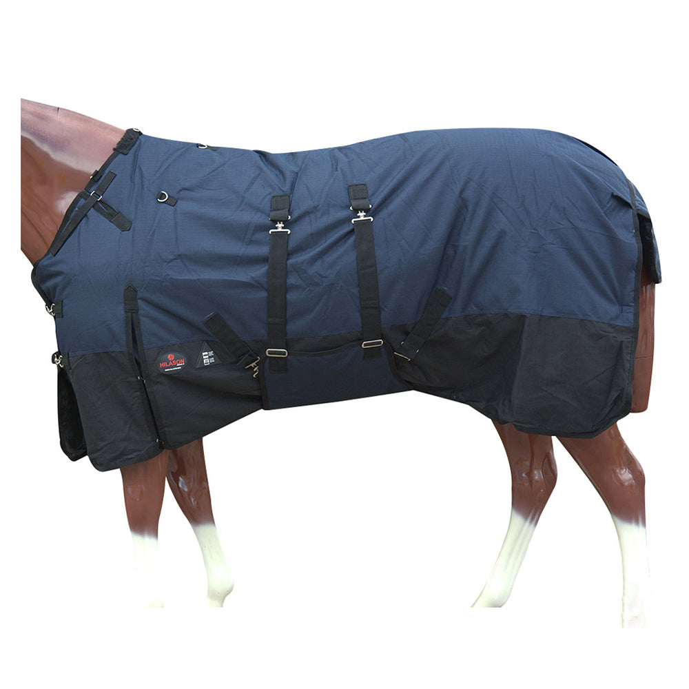 HILASON 1200D Winter Waterproof Poly Horse Blanket Belly Wrap| Horse Blanket | Horse Blankets for Winter Waterproof | Horse Turnout Blanket | Horse Turnout |400 GSM