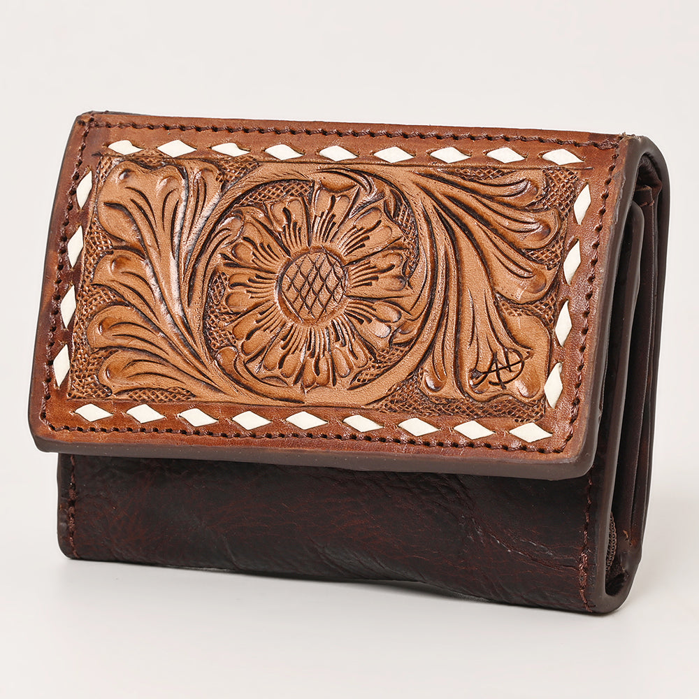 American Darling Wallet Hand Tooled Genuine Leather Women Bag Western Handbag Purse | Womens Handbags |Leather for Summer
