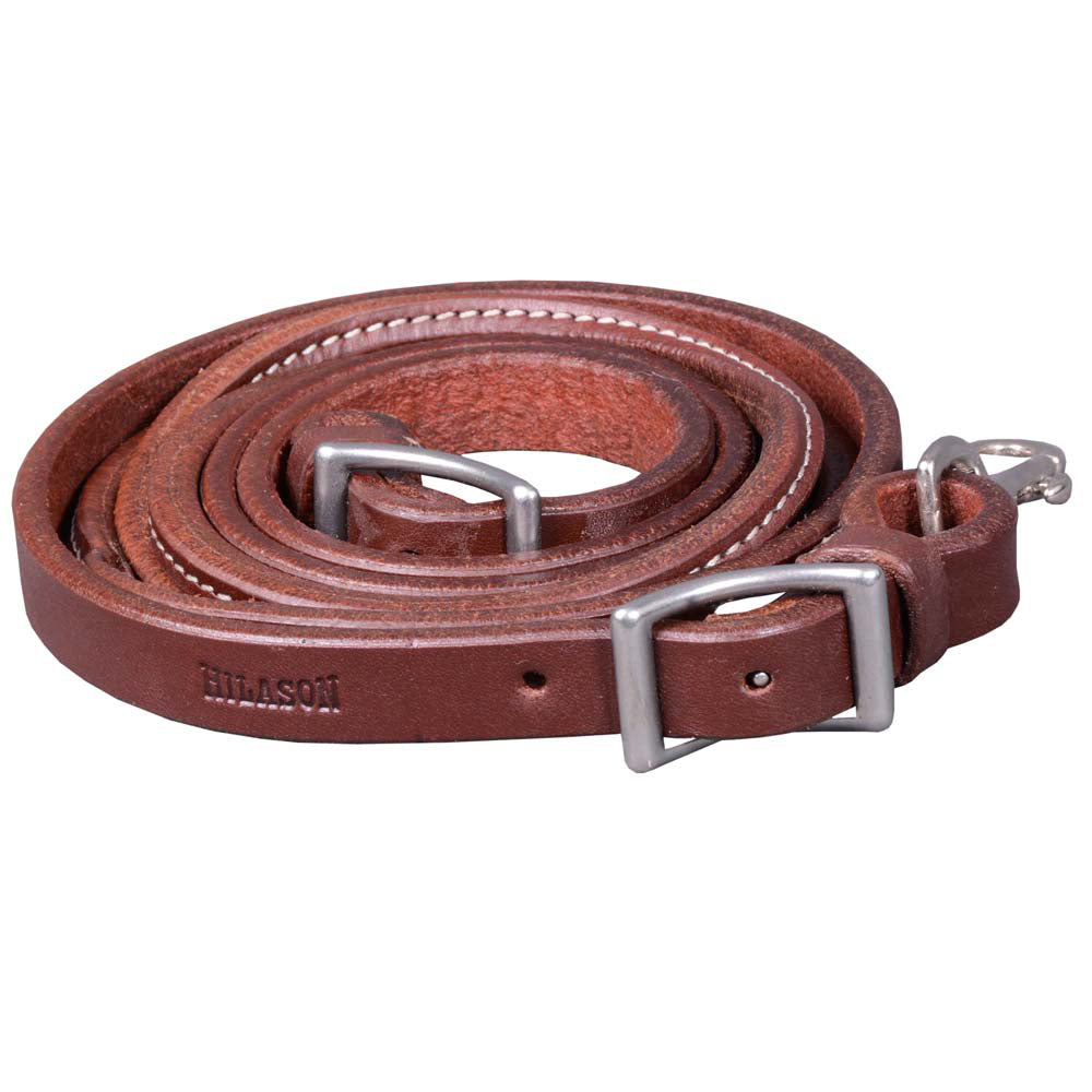 HILASON Western Horse American Leather Reins | Split Rein Roper Roping