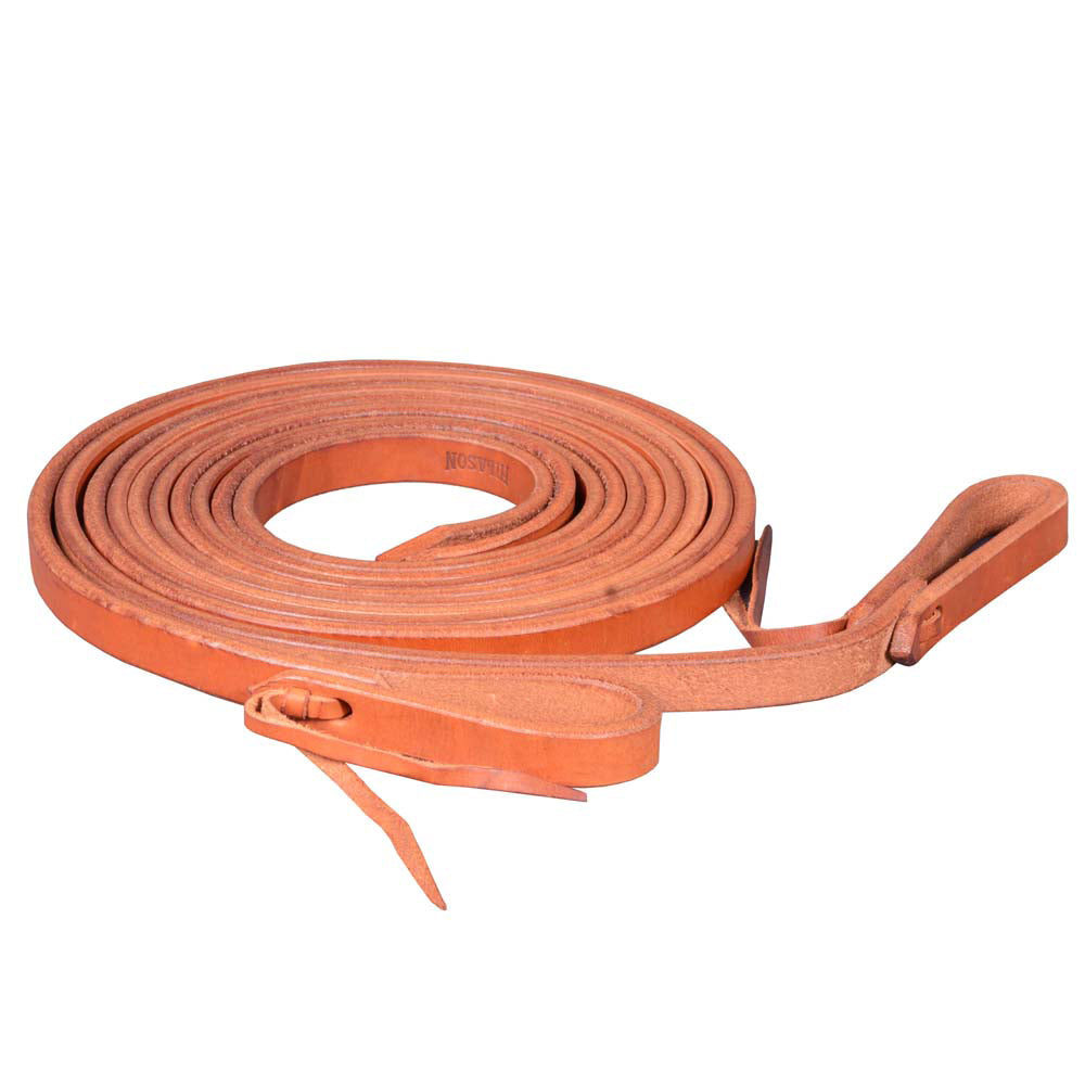 HILASON Western Horse American Leather Reins | Split Rein Roper Roping