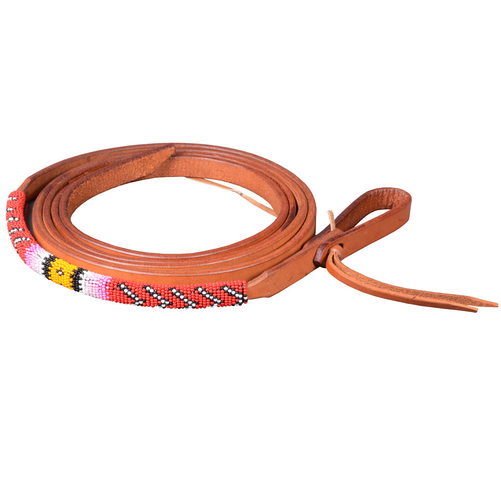 HILASON Western Horse American Leather Reins | Split Rein Roper Roping