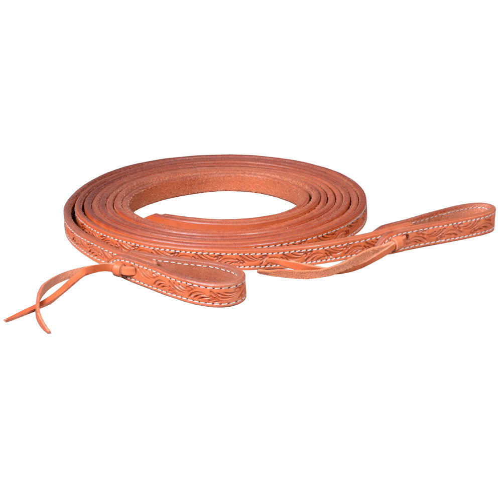 HILASON Western Horse American Leather Reins | Split Rein Roper Roping