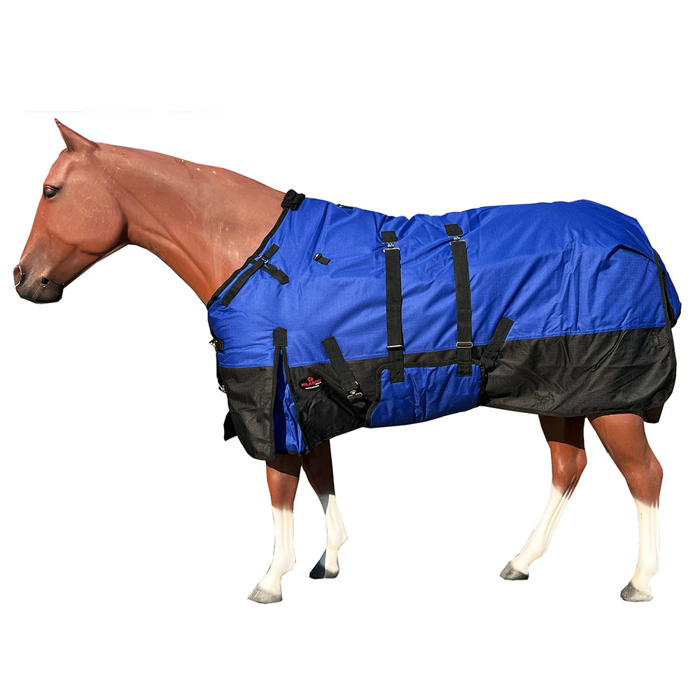 HILASON 1200D Winter Waterproof Poly Horse Blanket Belly Wrap| Horse Blanket | Horse Blankets for Winter Waterproof | Horse Turnout Blanket | Horse Turnout |400 GSM