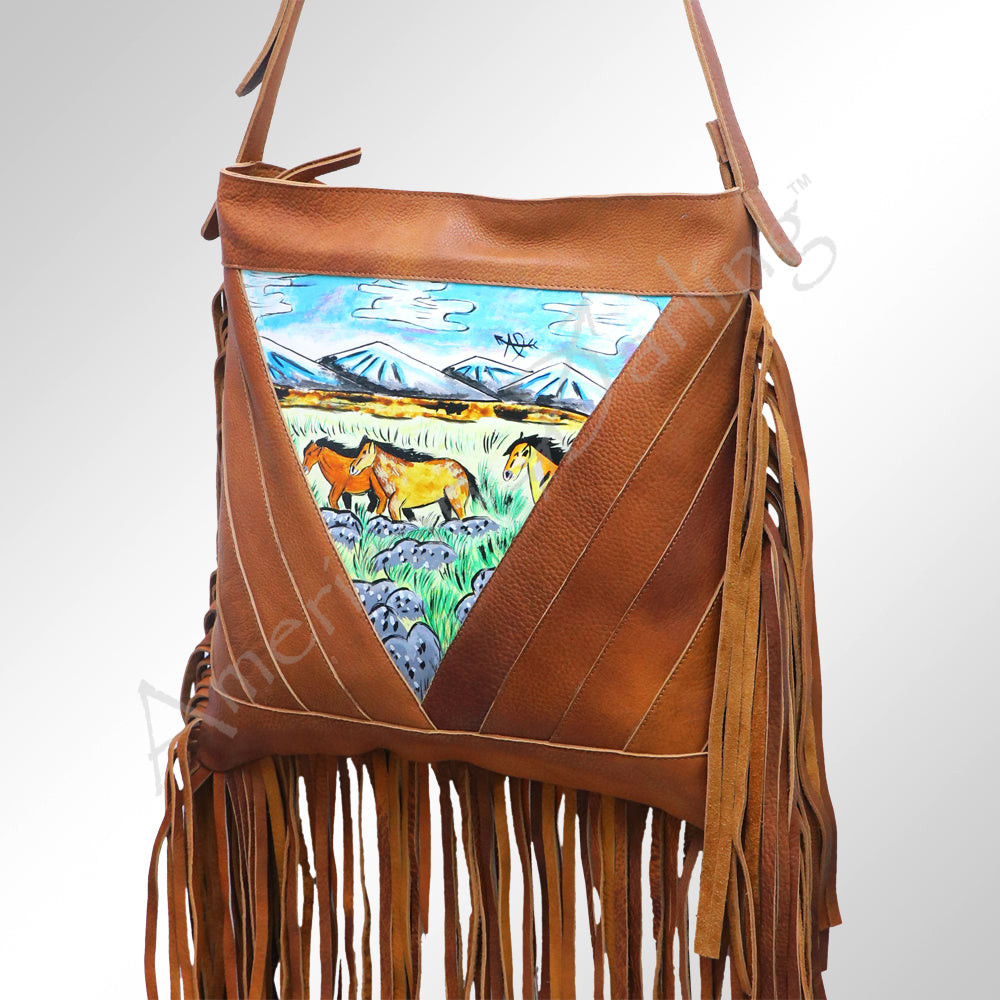 American Darling Cross Body Full Grain Genuine Leather Western Women Bag Handbag Purse | Crossbody for Cute