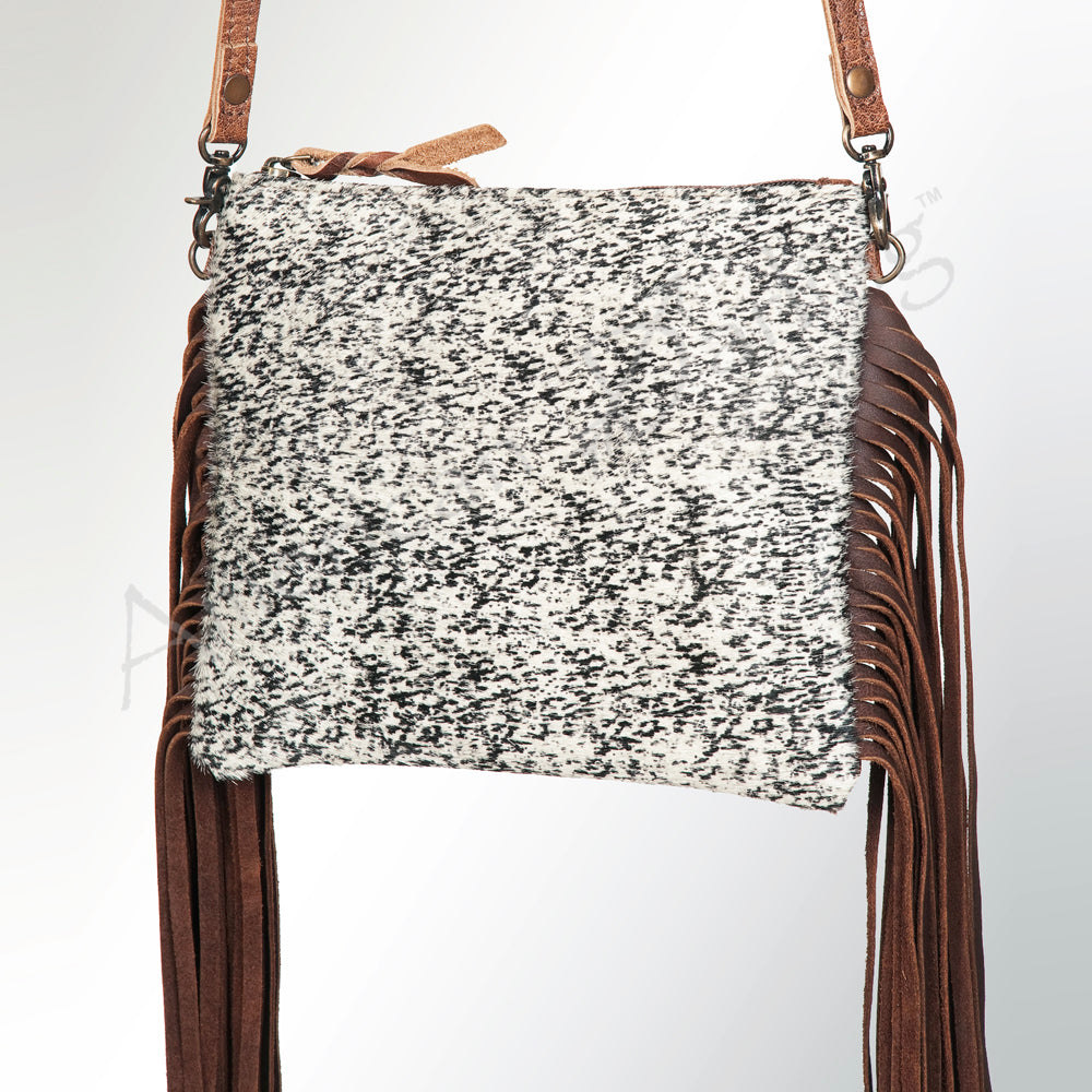 Ameran Darling Women's Crossbody Bag Western Hair-On Genuine Leather Handbag and Ladies Purse