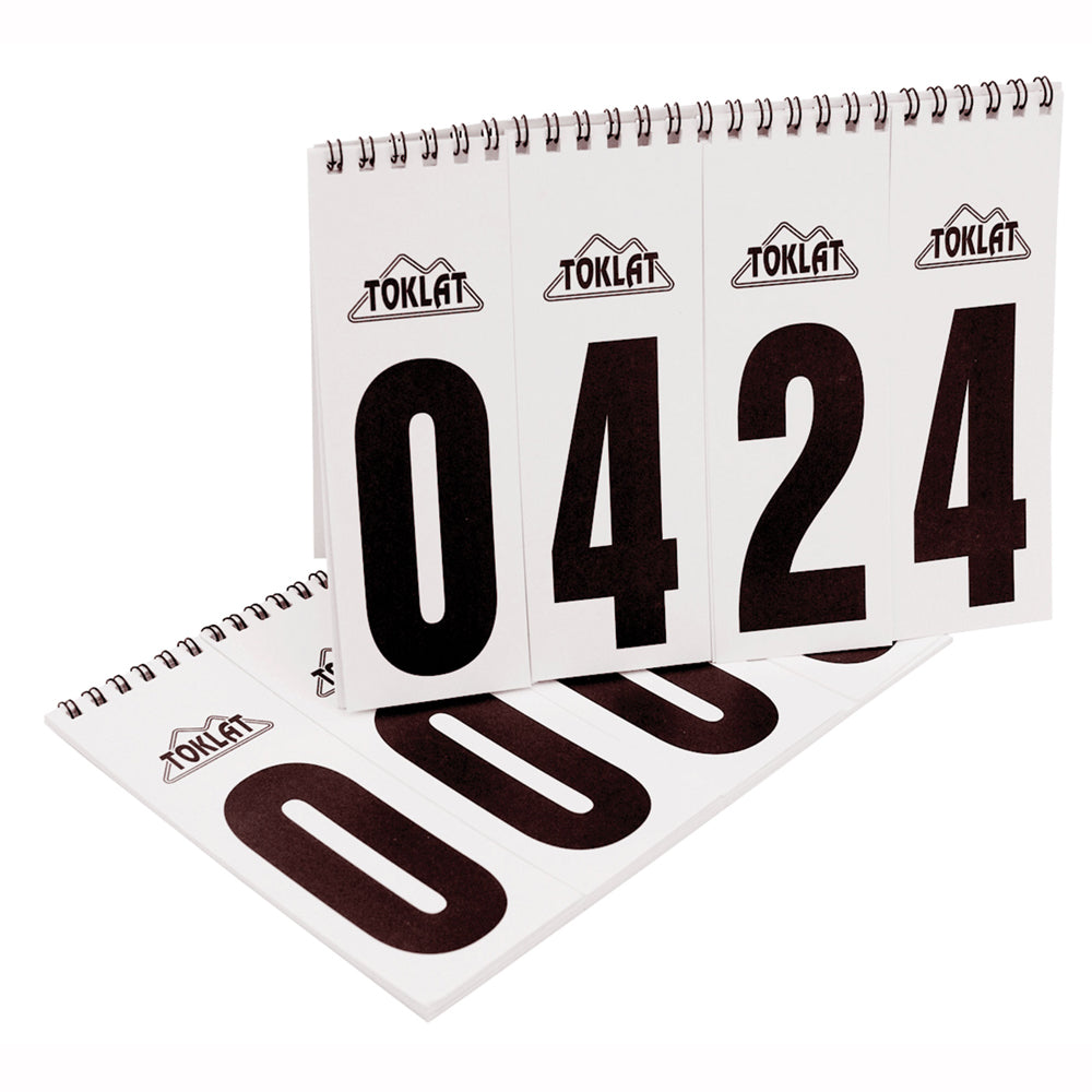 Toklat Number Pads Spiral Bound Flip Chart Re Usable