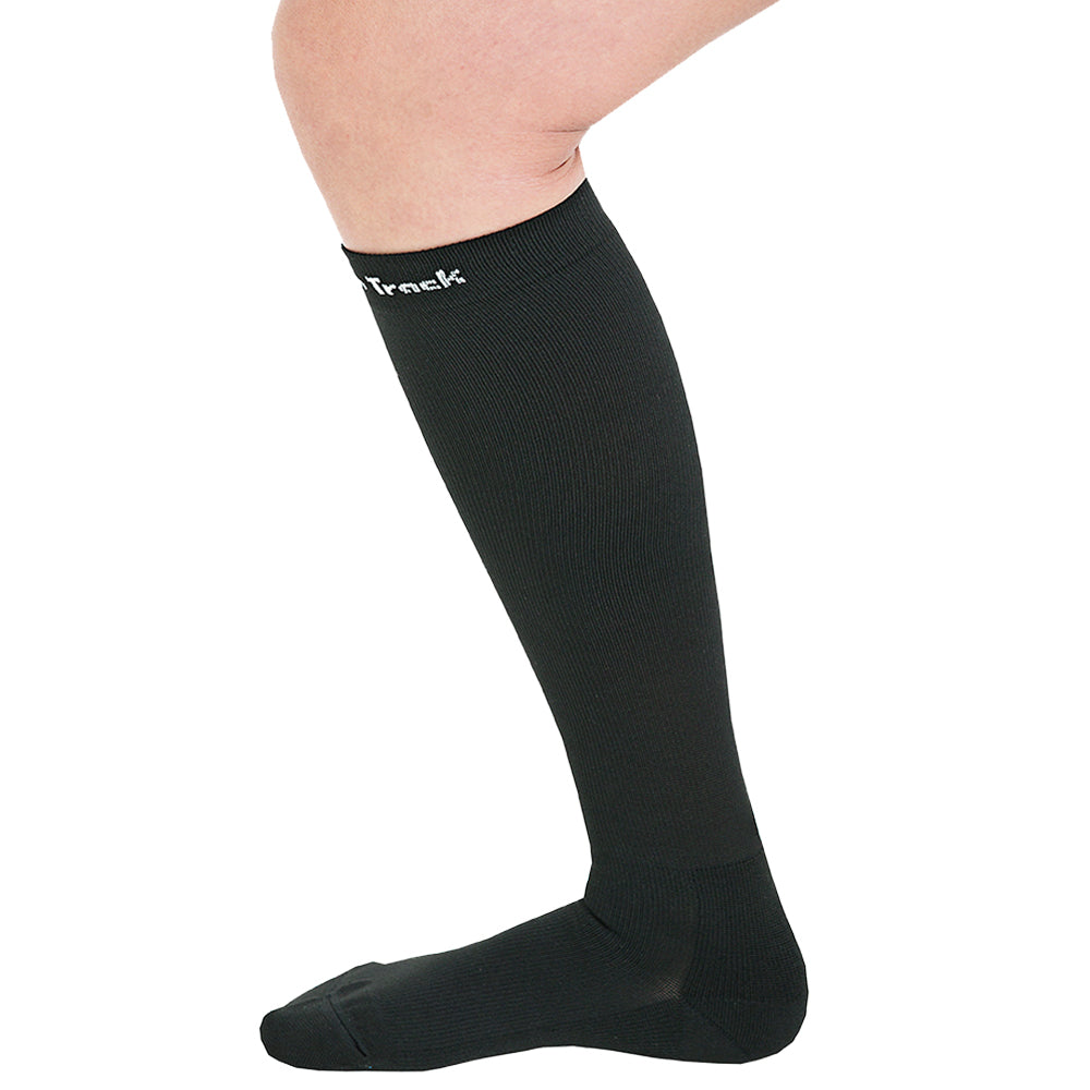 Medium Back on Track Physio Nikki Socks Wide Calf Black