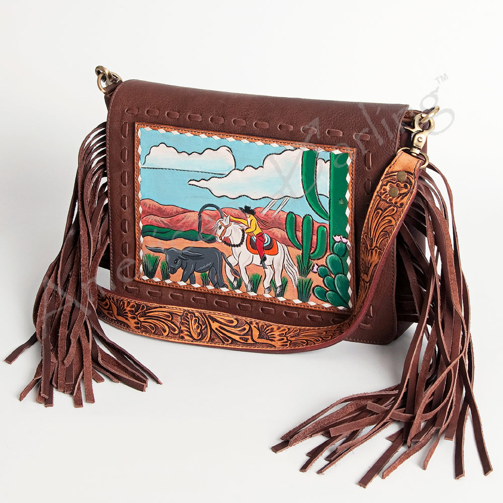 American Darling Clutch Hand Tooled Genuine Leather Western Women Bag Handbag Purse | Purses for Cute