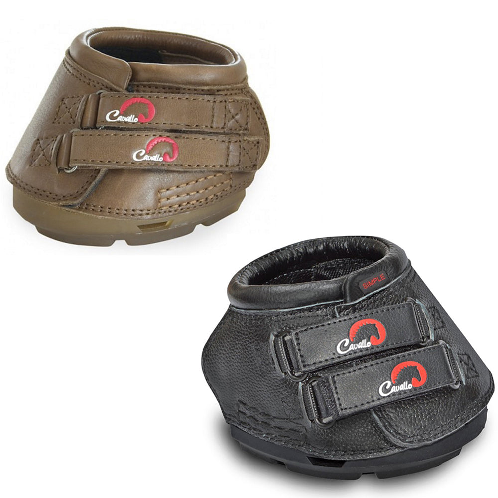 cavallo Simple Regular Hoof Horse Boot Black