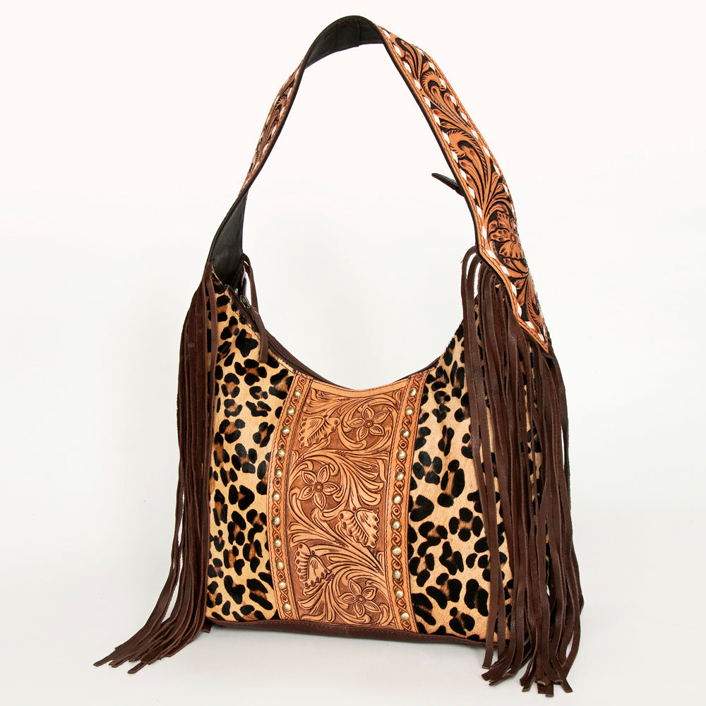 American Darling Hobo Hand Tooled Hair On Genuine Leather Western Women Bag | Handbag Purse Bags for Cute