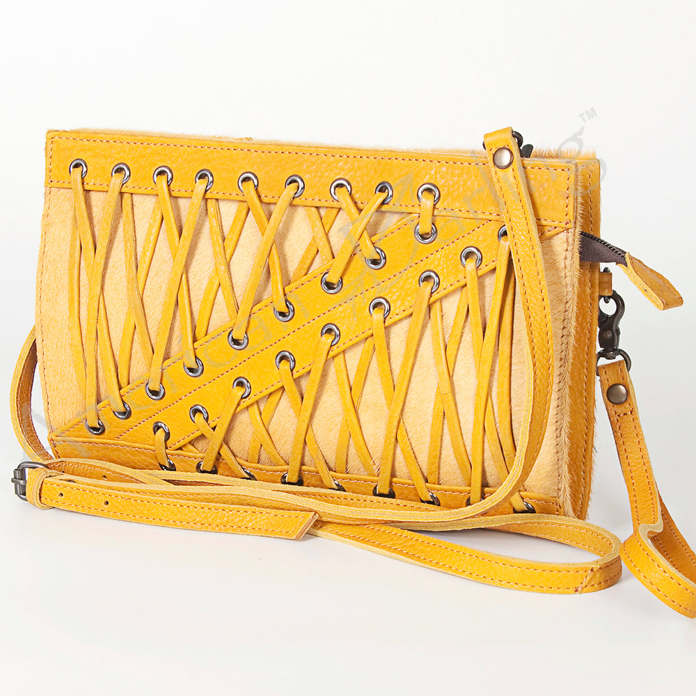 American Darling Cross Body Hair On Full Grain Genuine Leather Western Women Bag Handbag Purse