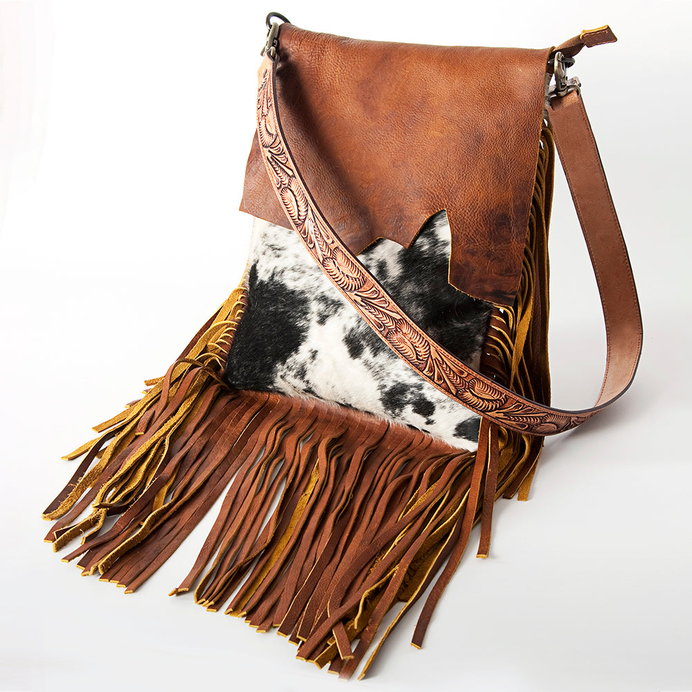 American Darling Messenger Hair-On Genuine Leather Women Bag Western Handbag Purse