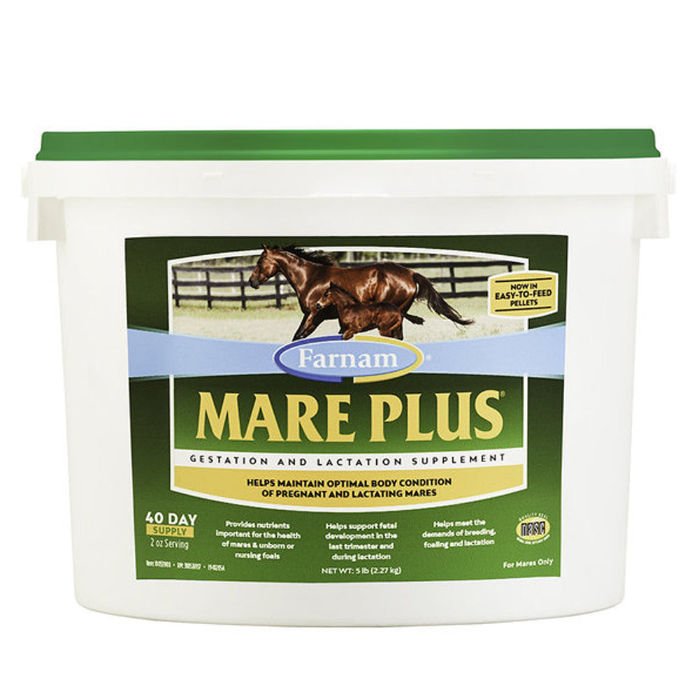5 Lbs Farnam Mare Plus Gestation Lactation Supplement Easy Feed Pellets