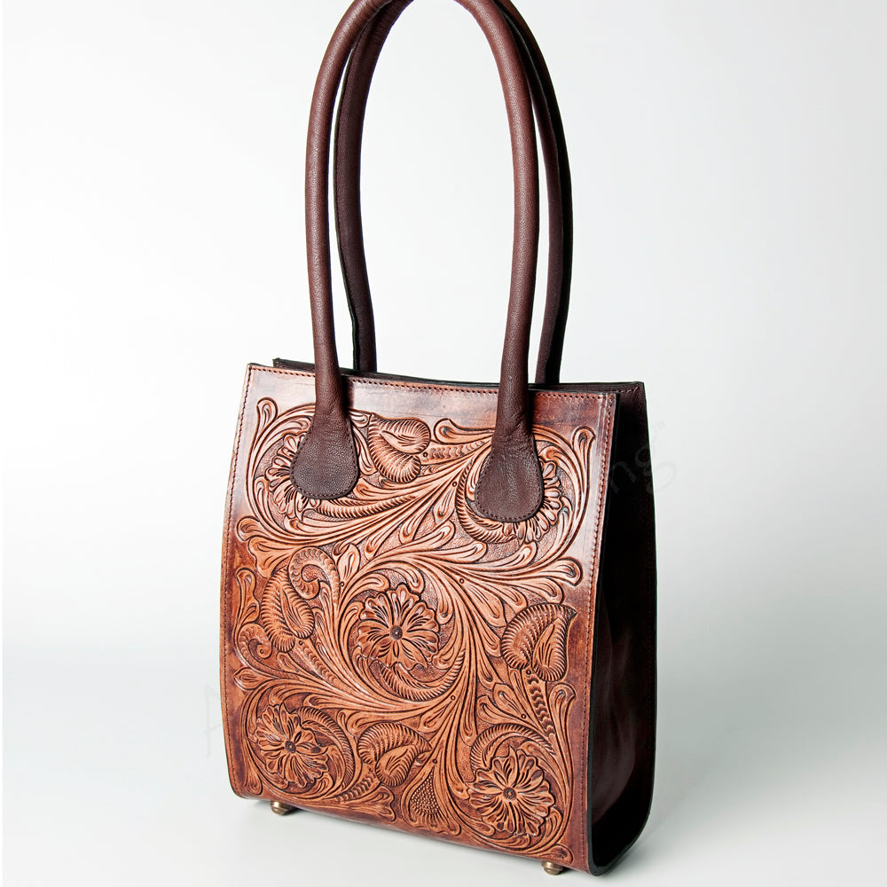 American Darling Tote Hand Tooled Genuine Leather Western Women Bag Handbag Purse | Travel Bags College Casual