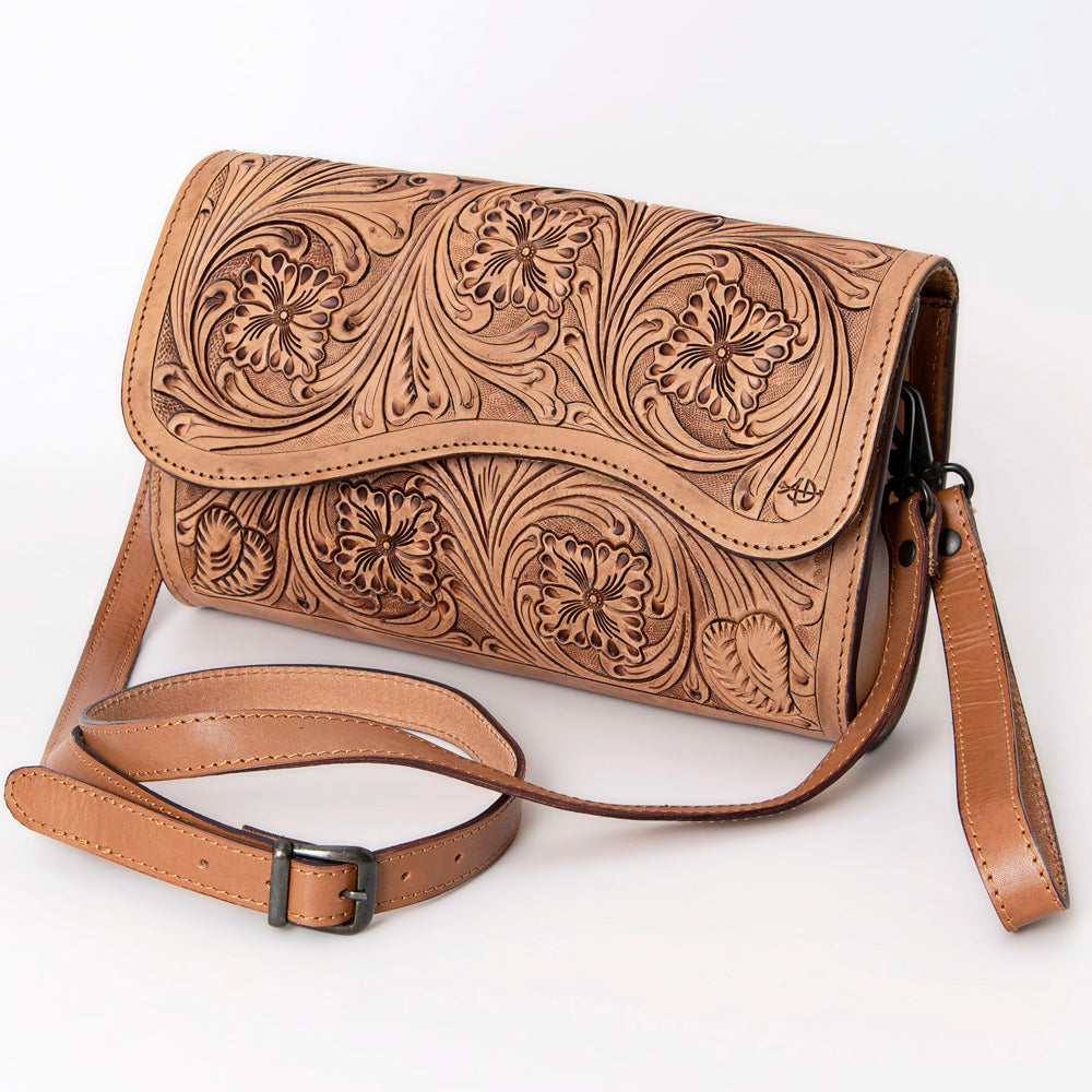 American Darling Wallet Hand Tooled Genuine Leather women bag western handbag purse