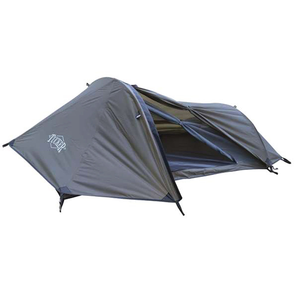 Tucker Bivy Tent Outdoor Camping Foldable Quick Shelter Hiking Grey