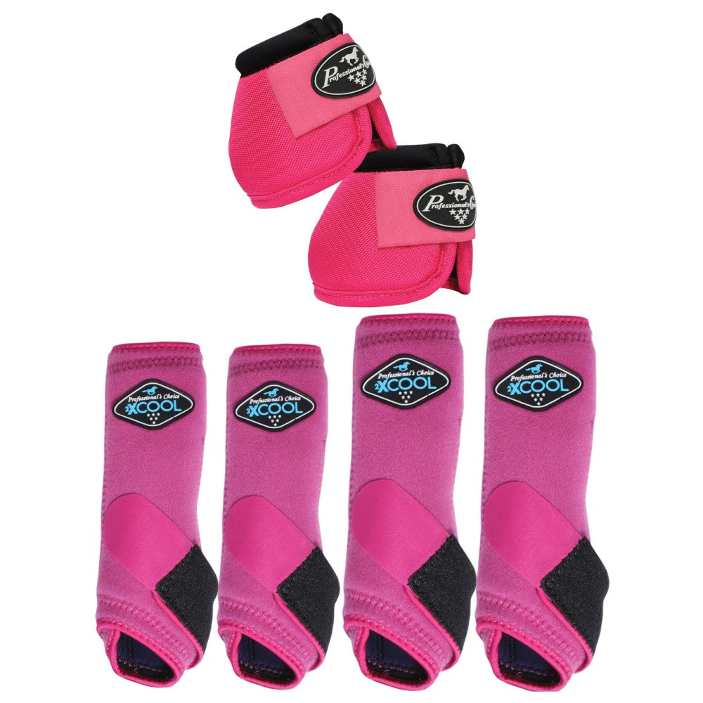 Professionals Choice Horse 2XCOOL Ballistic Sport Bell Boots 6 Pack