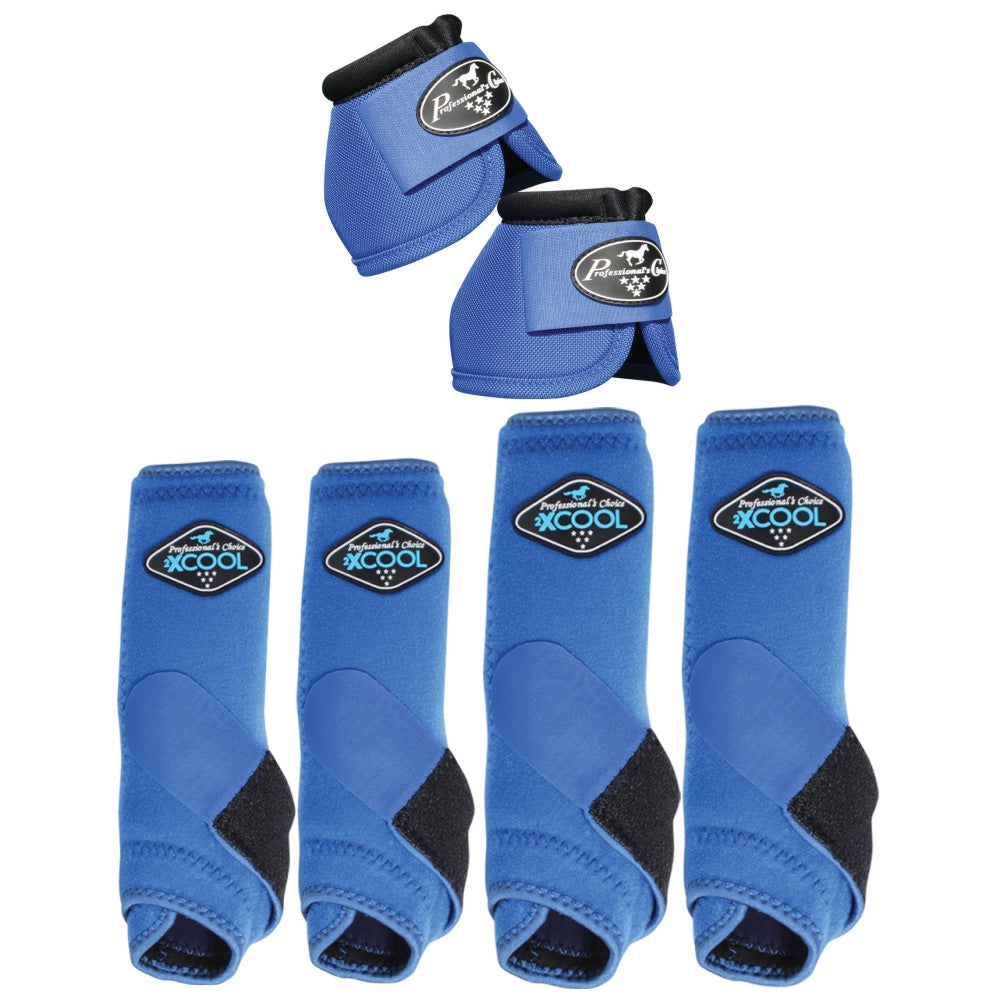Professionals Choice Horse 2XCOOL Ballistic Sport Bell Boots 6 Pack