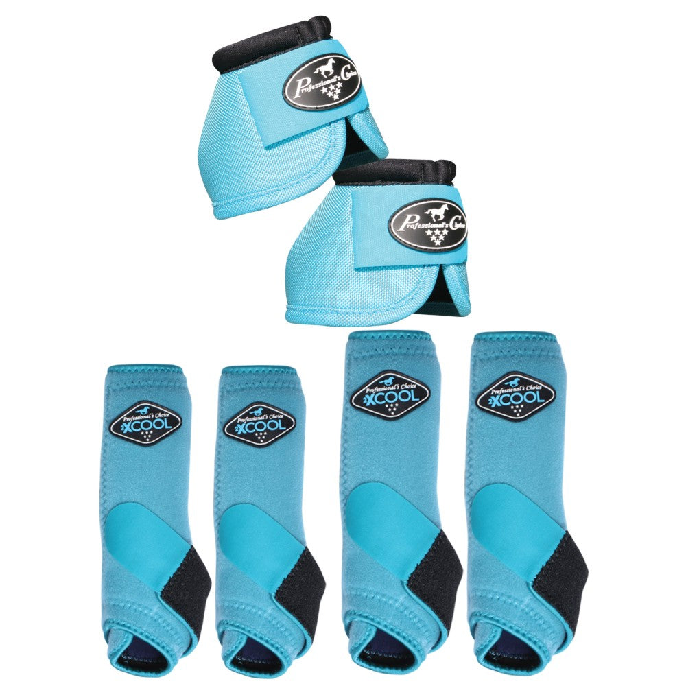 Professionals Choice Horse 2XCOOL Ballistic Sport Bell Boots 6 Pack