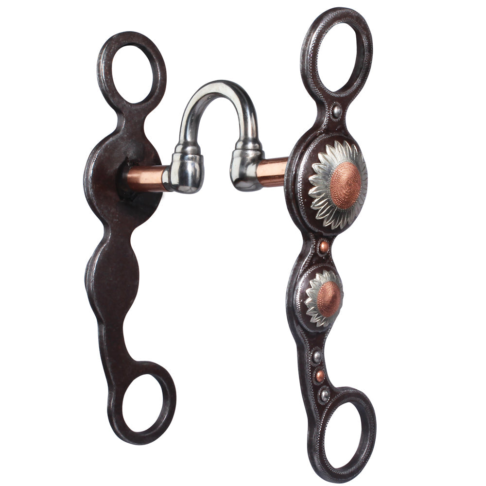 5 1/4 in Mouth Professionals Choice Horse Bit Correction Sunflower