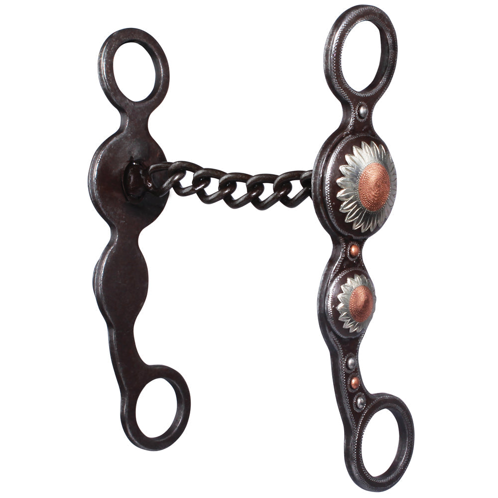 5 1/4 in Mouth Professionals Choice Horse Bit Chain Sunflower