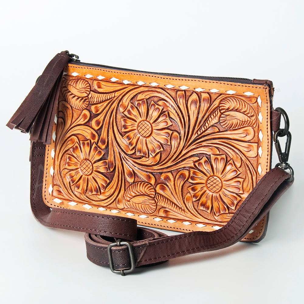 American Darling Cross Body Hand Tooled Genuine Leather Western Women Bag | Handbag Purse Crossbody for