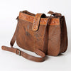 American Darling Cross Body Hand Tooled Genuine Leather women bag western handbag purse