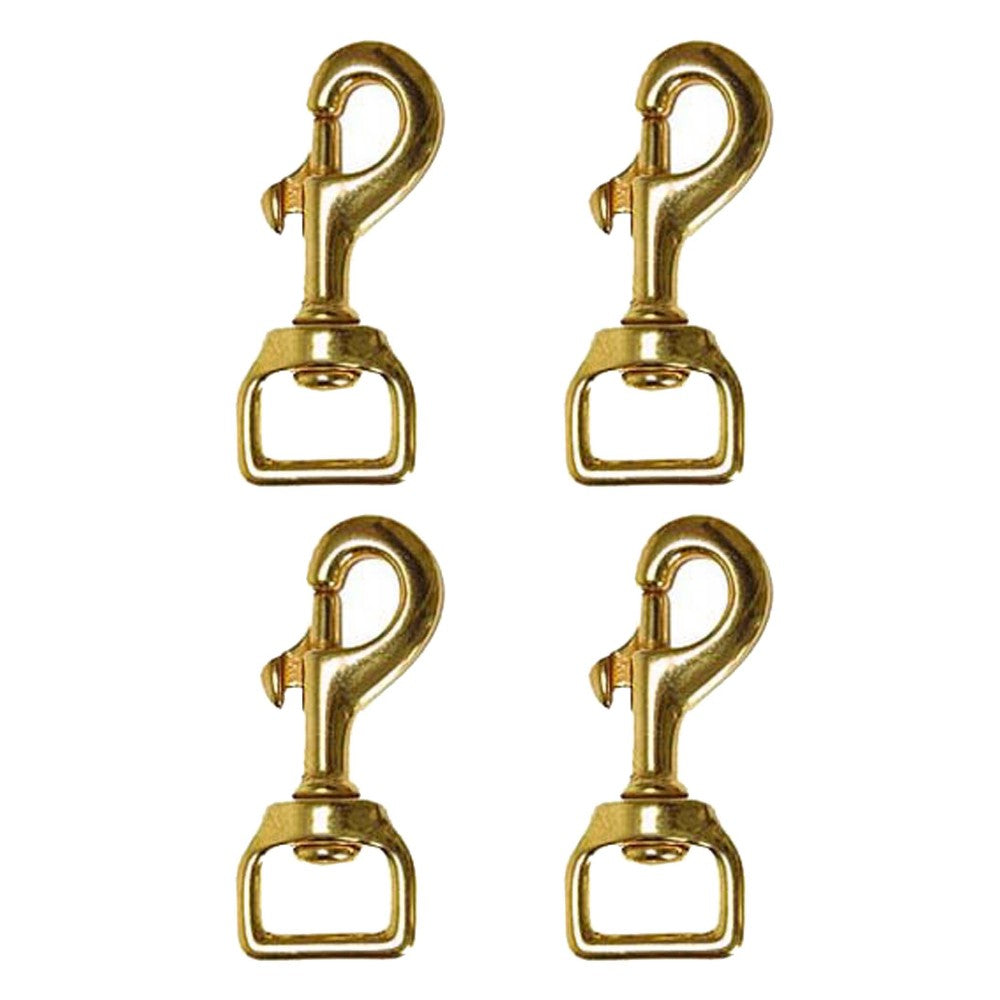 Hilason Swivel Eye Bolt Snap Clip Hooks Solid Brass