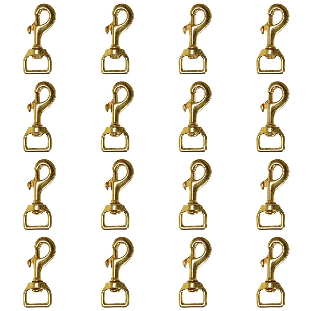 Hilason Swivel Eye Bolt Snap Clip Hooks Solid Brass
