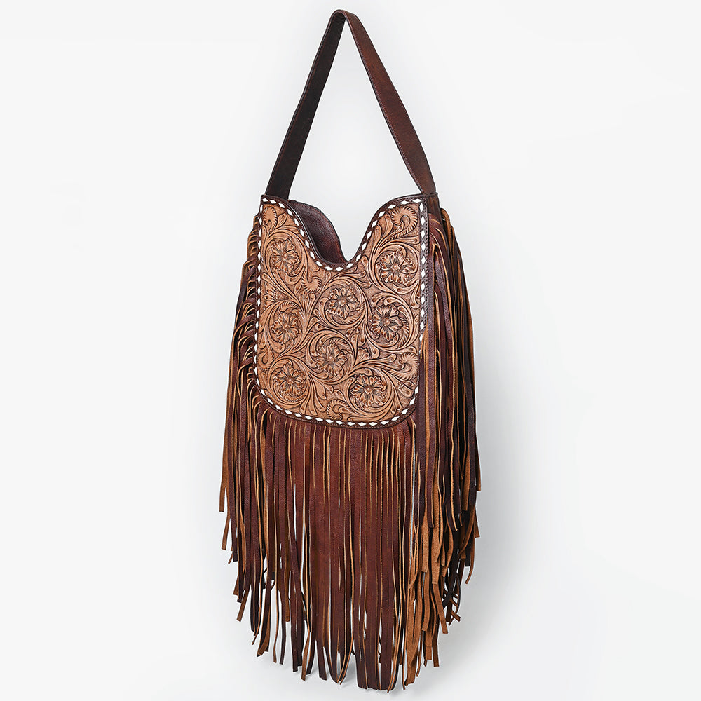 American Darling Hobo Hand Tooled Genuine Leather Women Bag Western Handbag Purse