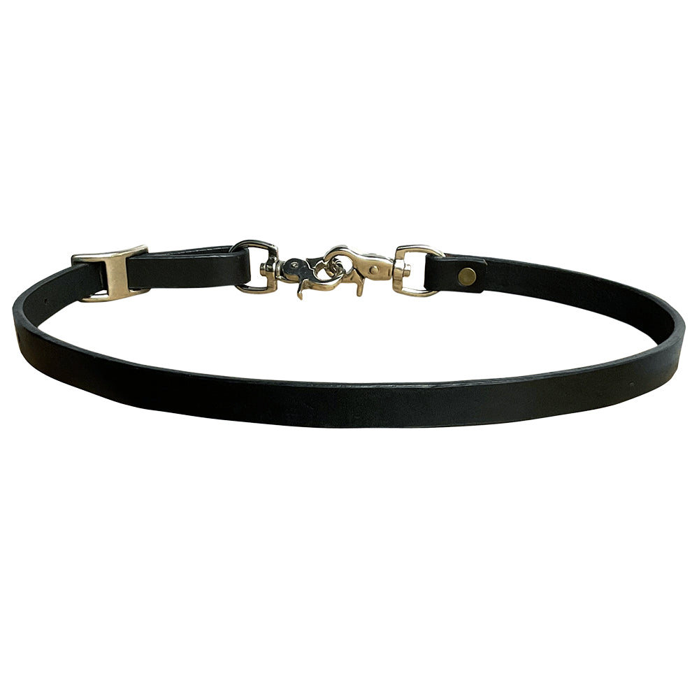 Hilason Horse Adjusts 3/4" - 26" Size Leather Breast Collar Wither Strap